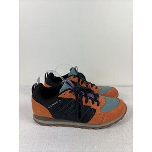 Merrell Alpine Sneakers Trainer Exuberance Mens 12 Black Orange Leather Lace Up